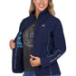 P6W2703225 Pure Western Corine Softshell Jacket Navy