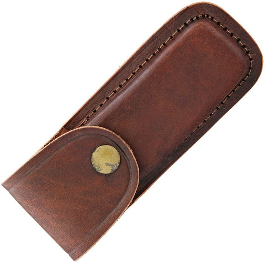 PA33235 Brown Leather Pouch 5″ Vertical lay