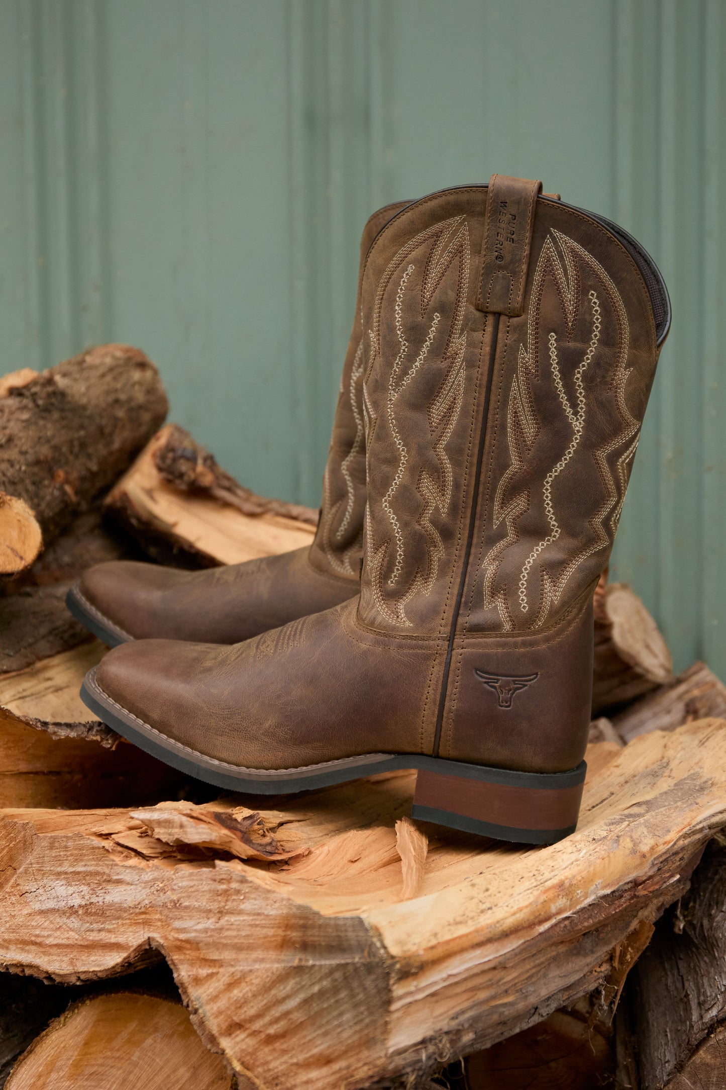 PCP18253 Pure Western Men's Tolar Boot Brown