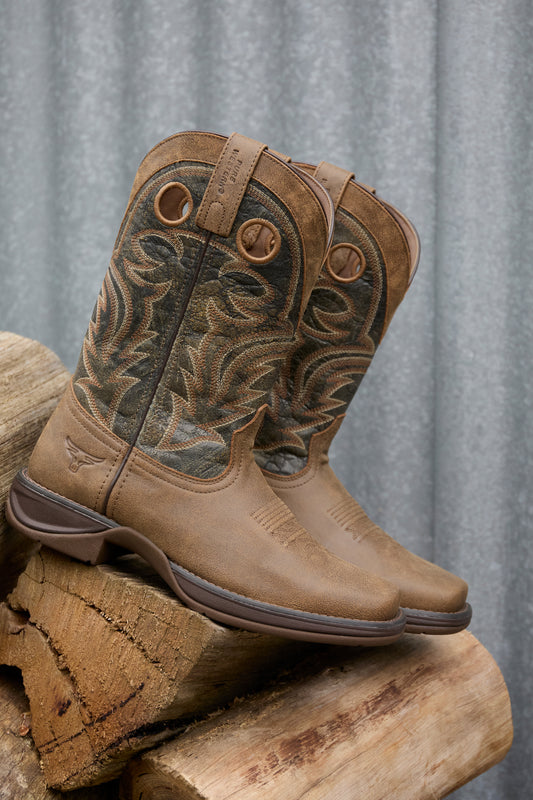 PCP18255 Pure Western Men's Hewitt Boot Bomber/Wild