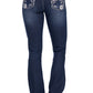 PCP2208235 Pure Western Women's Raven Boot Cut Jeans 34 Leg