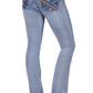 PCP2208238 Pure Western Women's Emily Boot Cut Jean 32 Leg