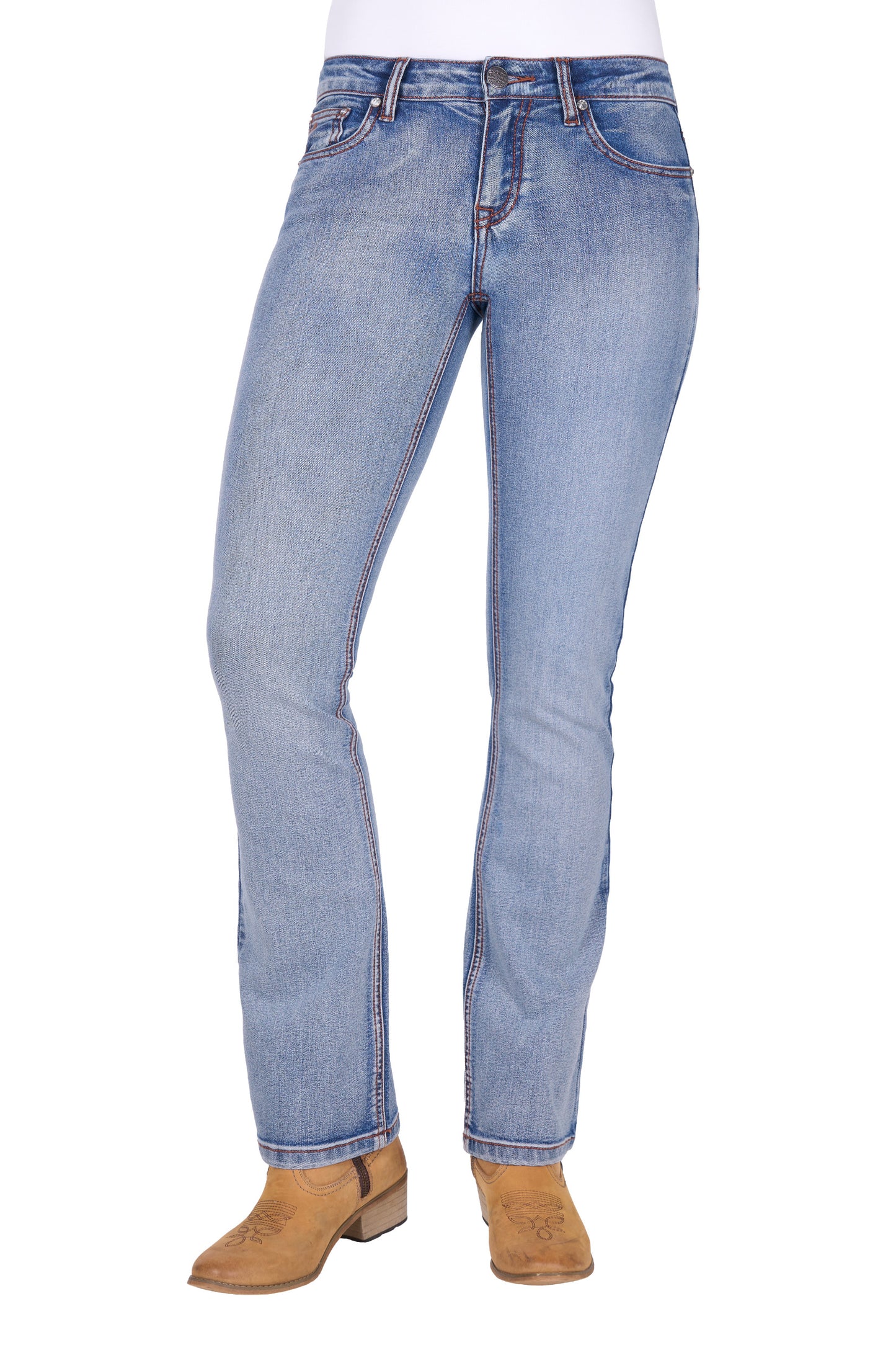 PCP2208238 Pure Western Women's Emily Boot Cut Jean 32 Leg