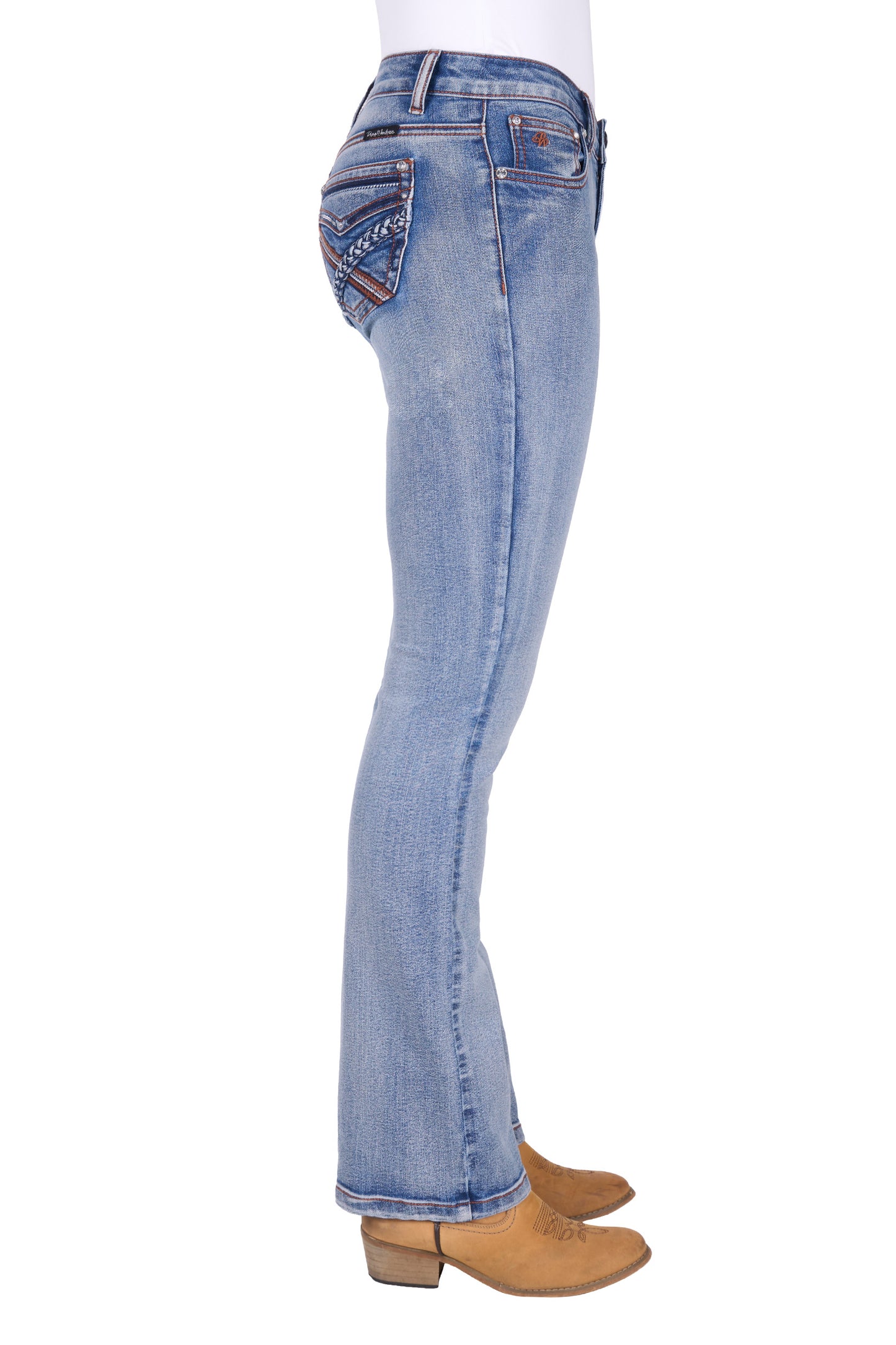 PCP2208238 Pure Western Women's Emily Boot Cut Jean 32 Leg