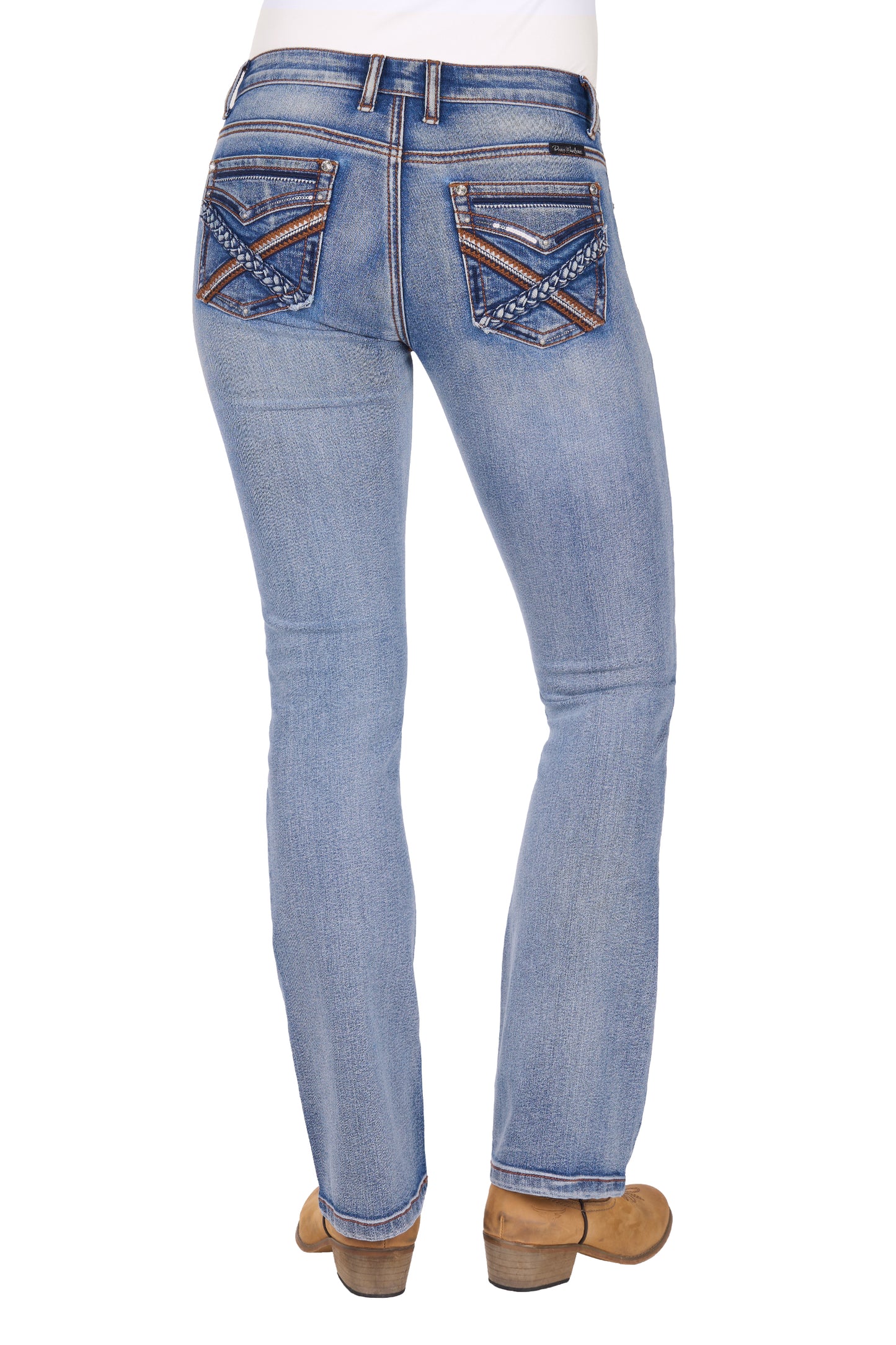 PCP2208238 Pure Western Women's Emily Boot Cut Jean 32 Leg