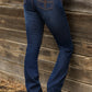 PCP2208335 Pure Western Women's Eden Boot Cut Jean 34 Leg