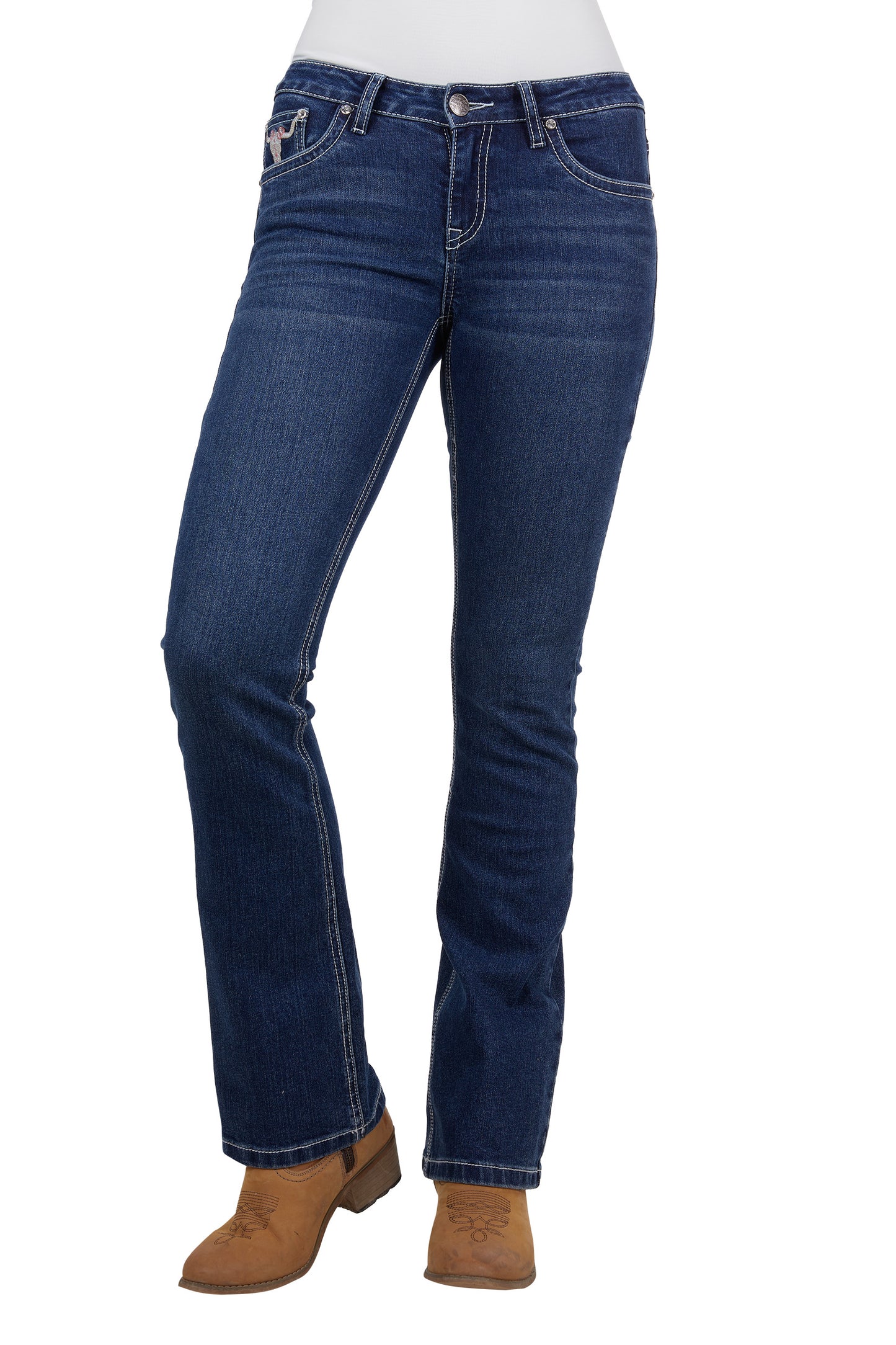 PCP2208847 Pure Western Women's Ava Boot Cut 32 Leg