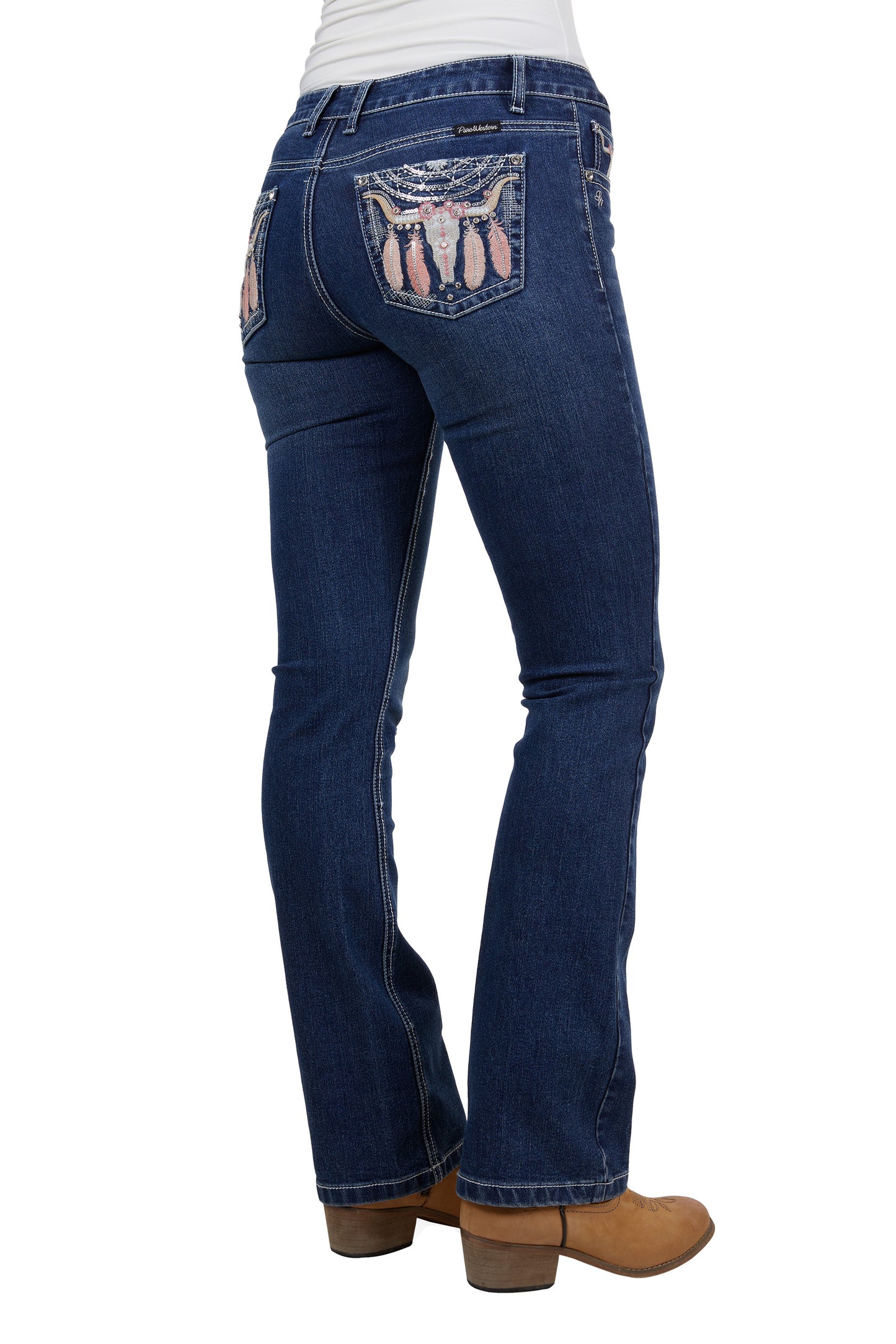 PCP2208847 Pure Western Women's Ava Boot Cut 32 Leg