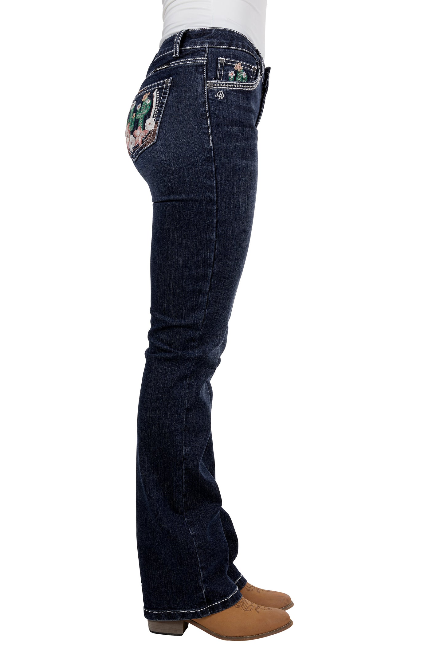 PCP2208849 Pure Western Women's Zoe Boot Cut Jean 34L