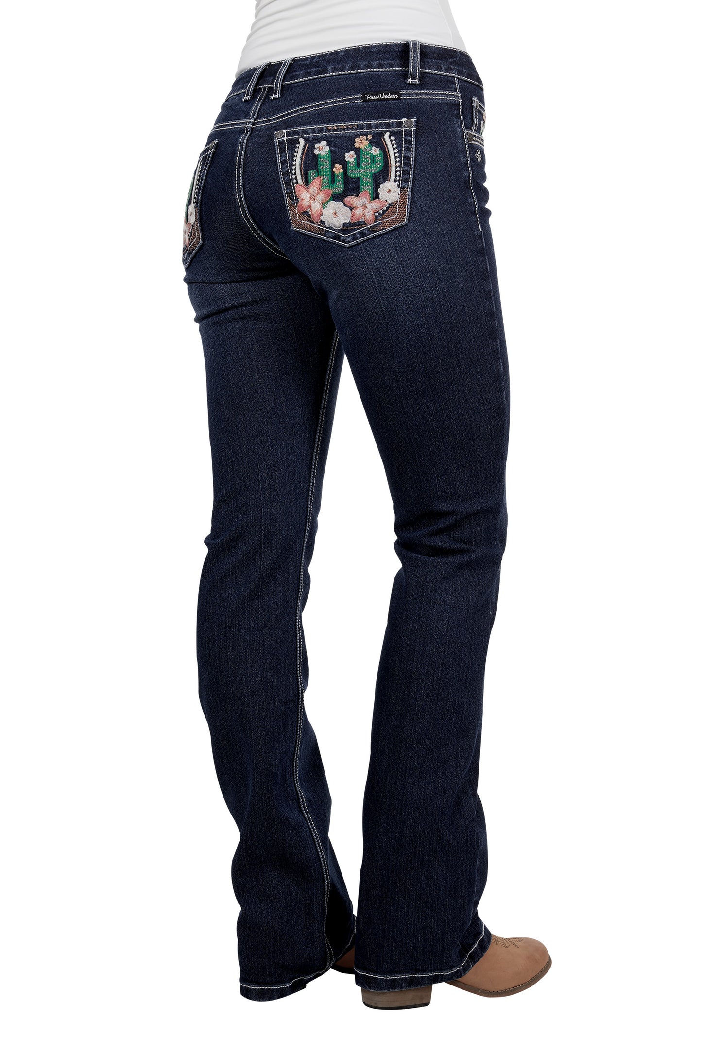 PCP2208849 Pure Western Women's Zoe Boot Cut Jean 34L