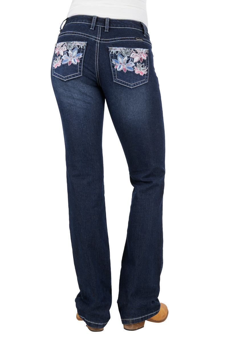 PCP2210610 Pure Western Women's Carole Relaxed Rider Jean 36'leg