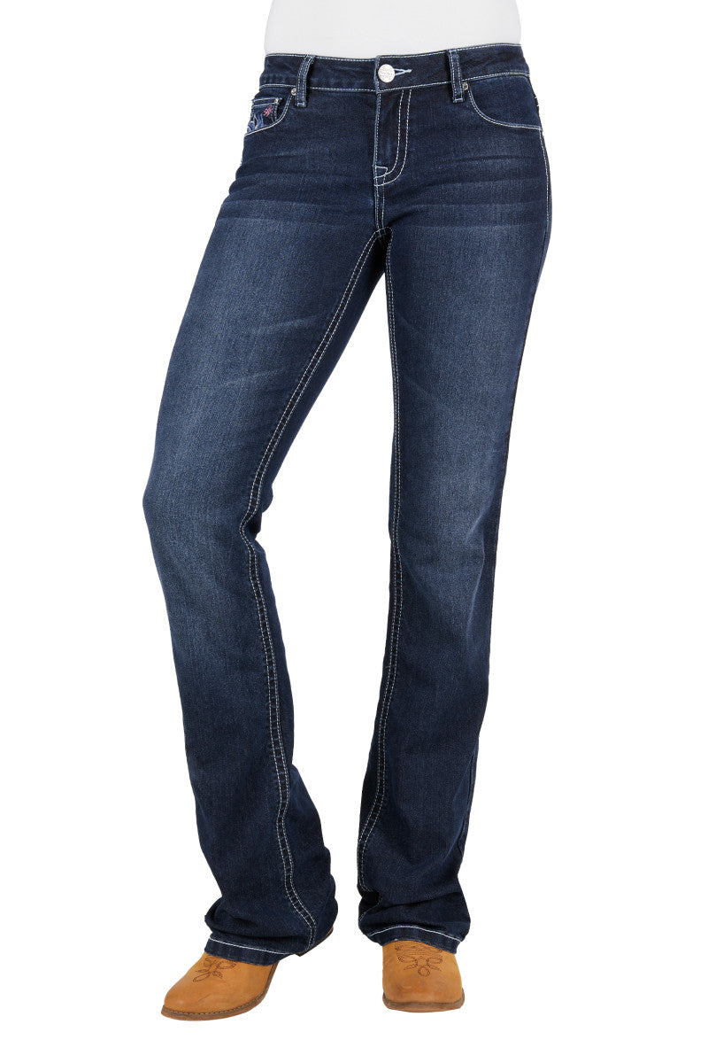 PCP2210610 Pure Western Women's Carole Relaxed Rider Jean 36'leg