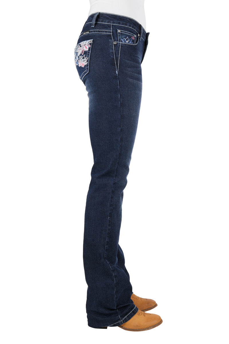 PCP2210610 Pure Western Women's Carole Relaxed Rider Jean 36'leg