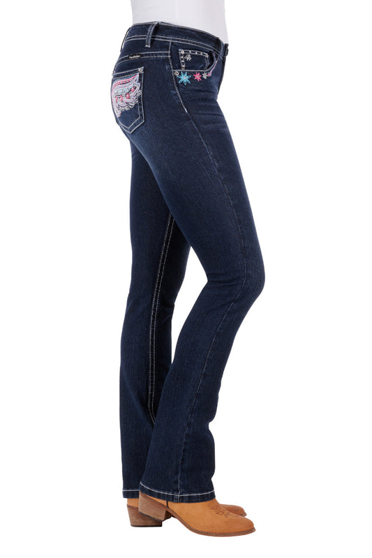 PCP2211608 Pure Western Women's Odelia Boot cut Jean