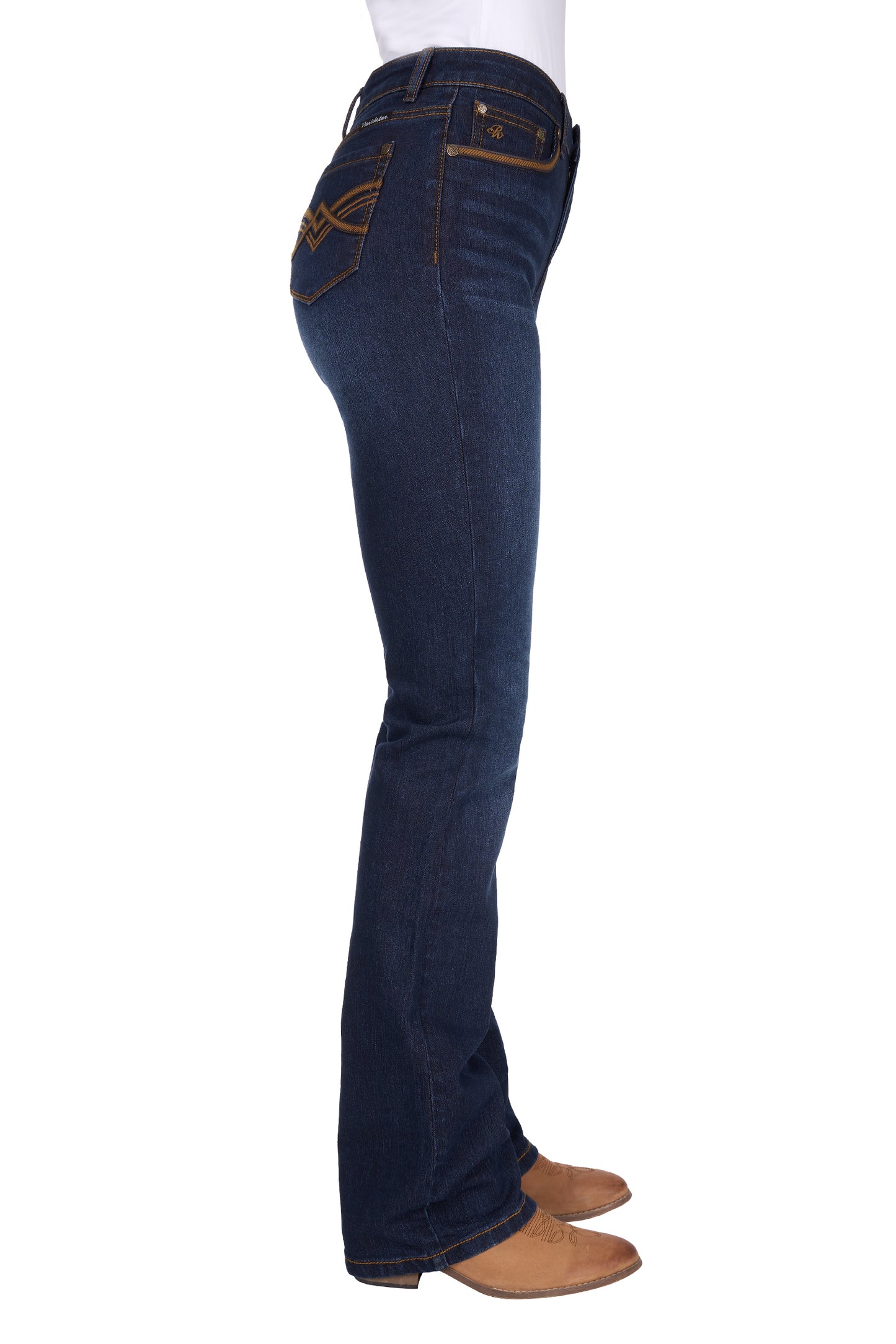 PCP2213234 Pure Western Women's Nova High Rise Jean 34 Leg