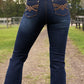 PCP2213234 Pure Western Women's Nova High Rise Jean 34 Leg