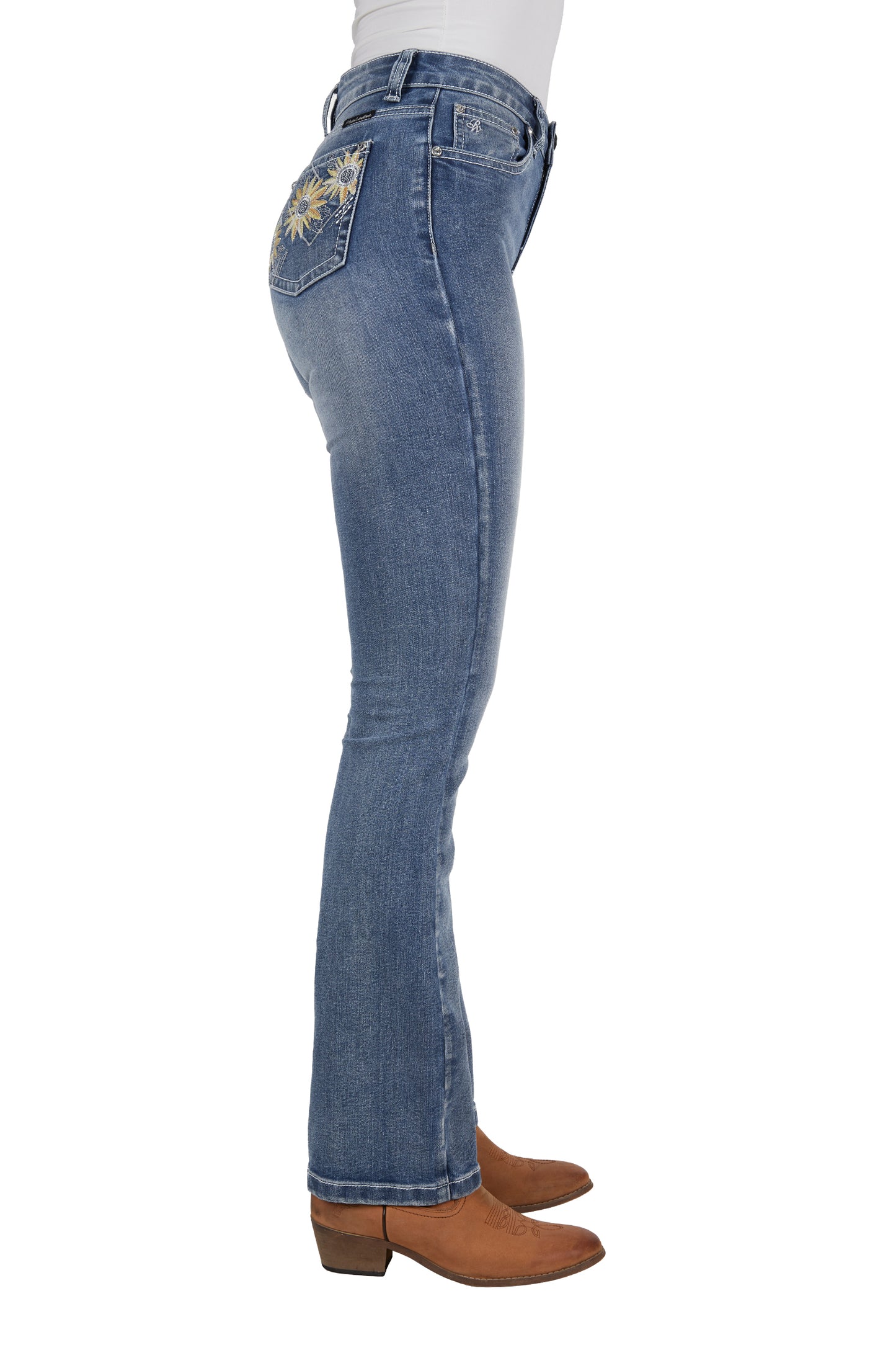 PCP2213935 Pure Western Amy Hi Rise Boot Cut Jean 32 Leg