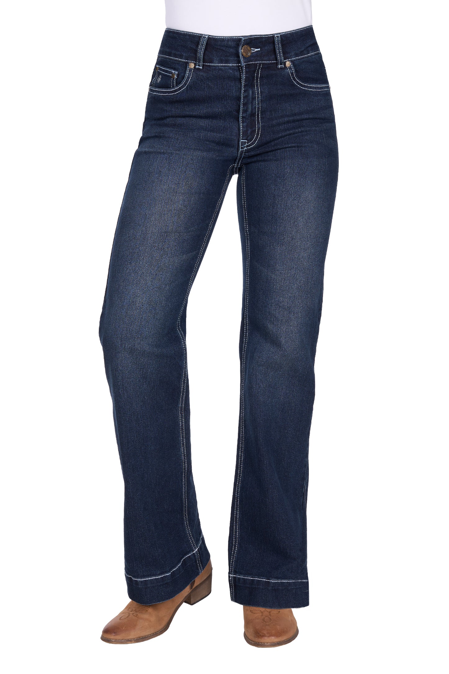 PCP2215237 Pure Western Women's Romy Trouser Jean 32 Leg