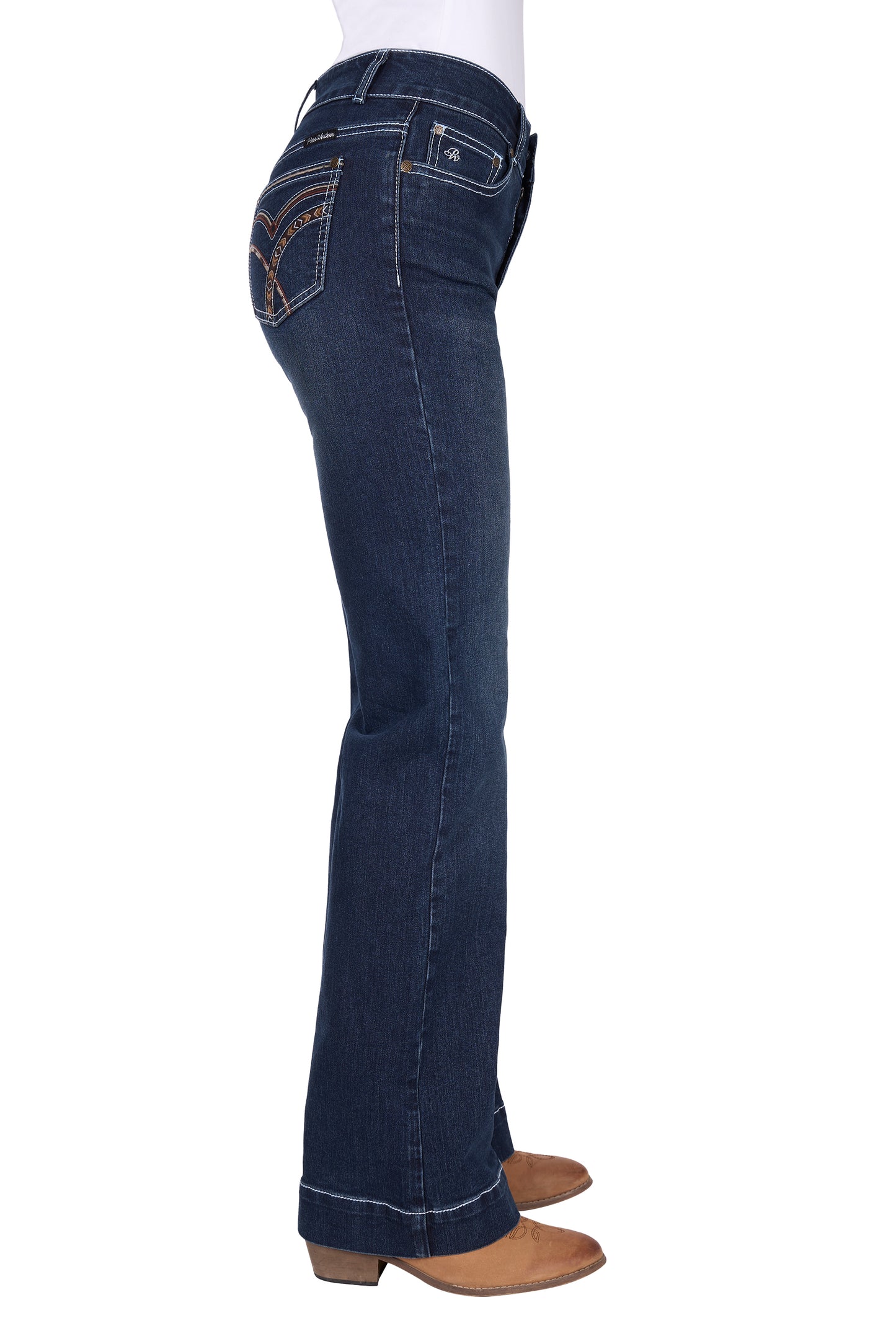 PCP2215237 Pure Western Women's Romy Trouser Jean 32 Leg