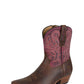 PCP28523 Pure Western Vegas Boot Oily Brown/Plum