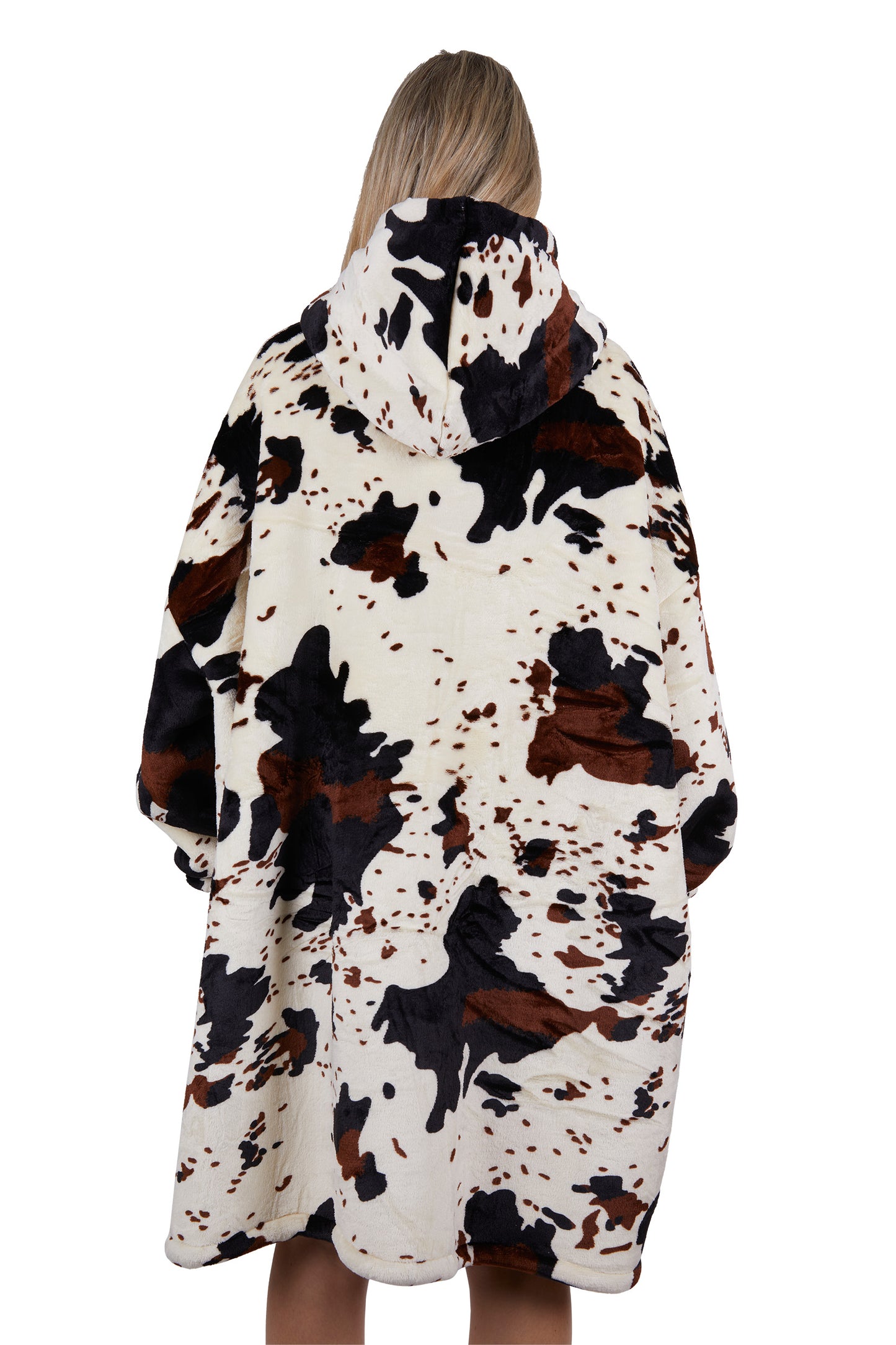 PCP2933SNU Pure Western Cow Print Snuggle Hoodie