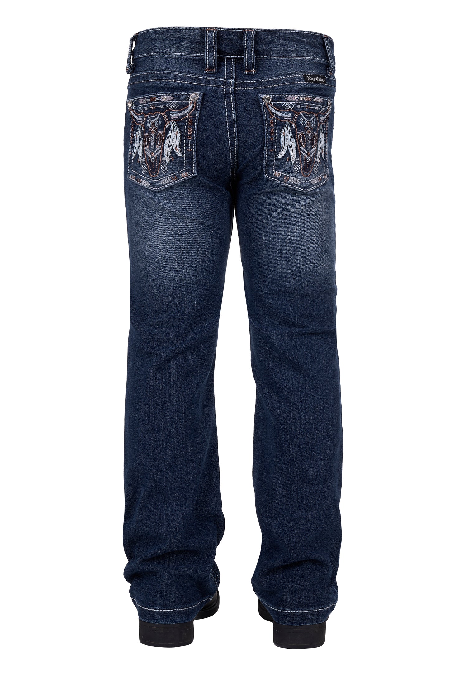 PCP5201654 Pure Western Girl's Bettina Boot Cut Jean