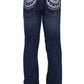PCP5208243 Pure Western Girl's Pat Boot Cut Jeans