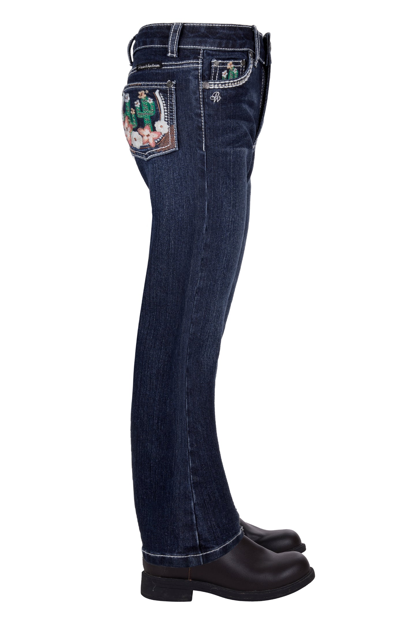 PCP5208849 Pure Western Girl's Zoe Boot Cut Jeans