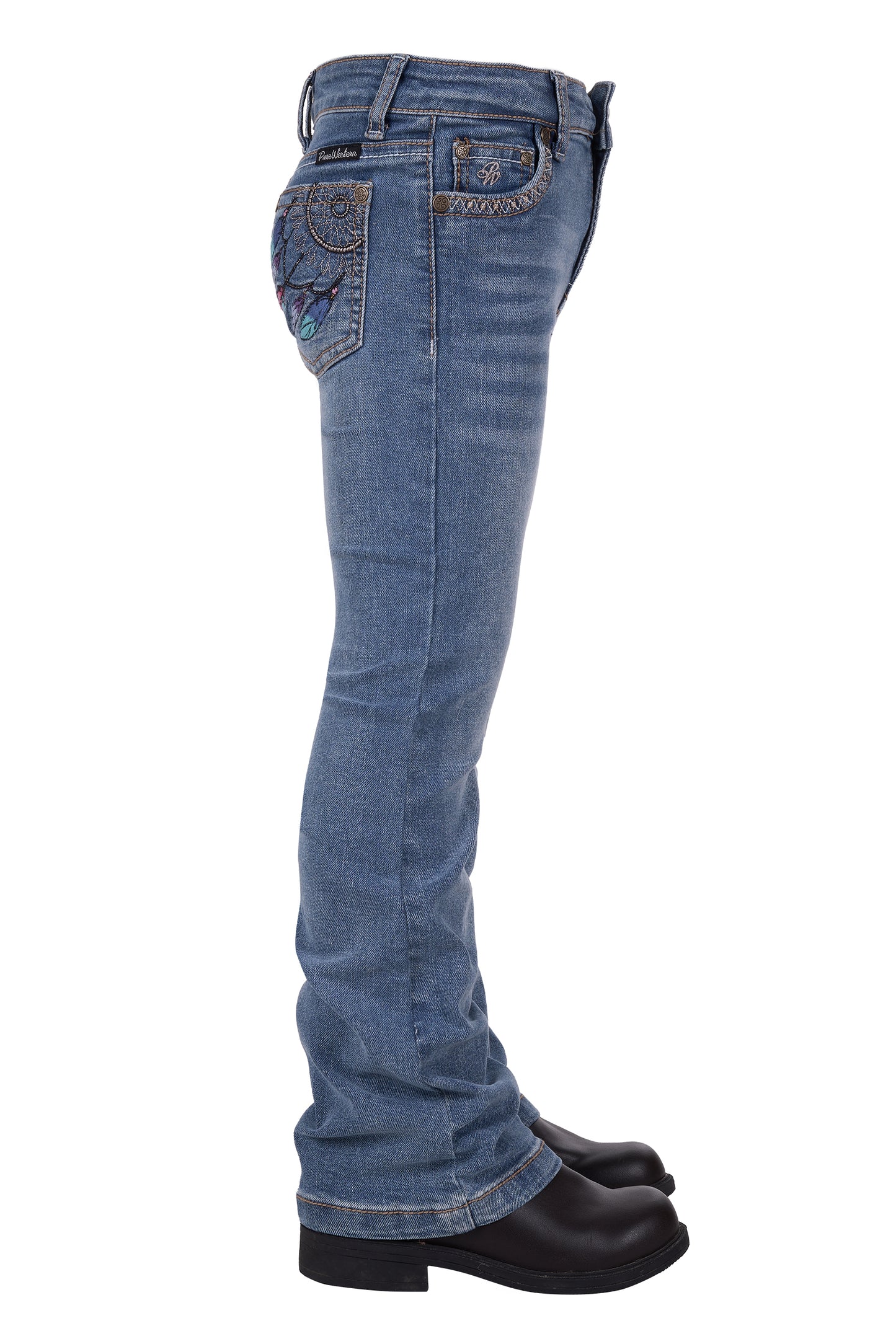 PCP5211723 Pure Western Girl's Sunny Boot Cut Jean