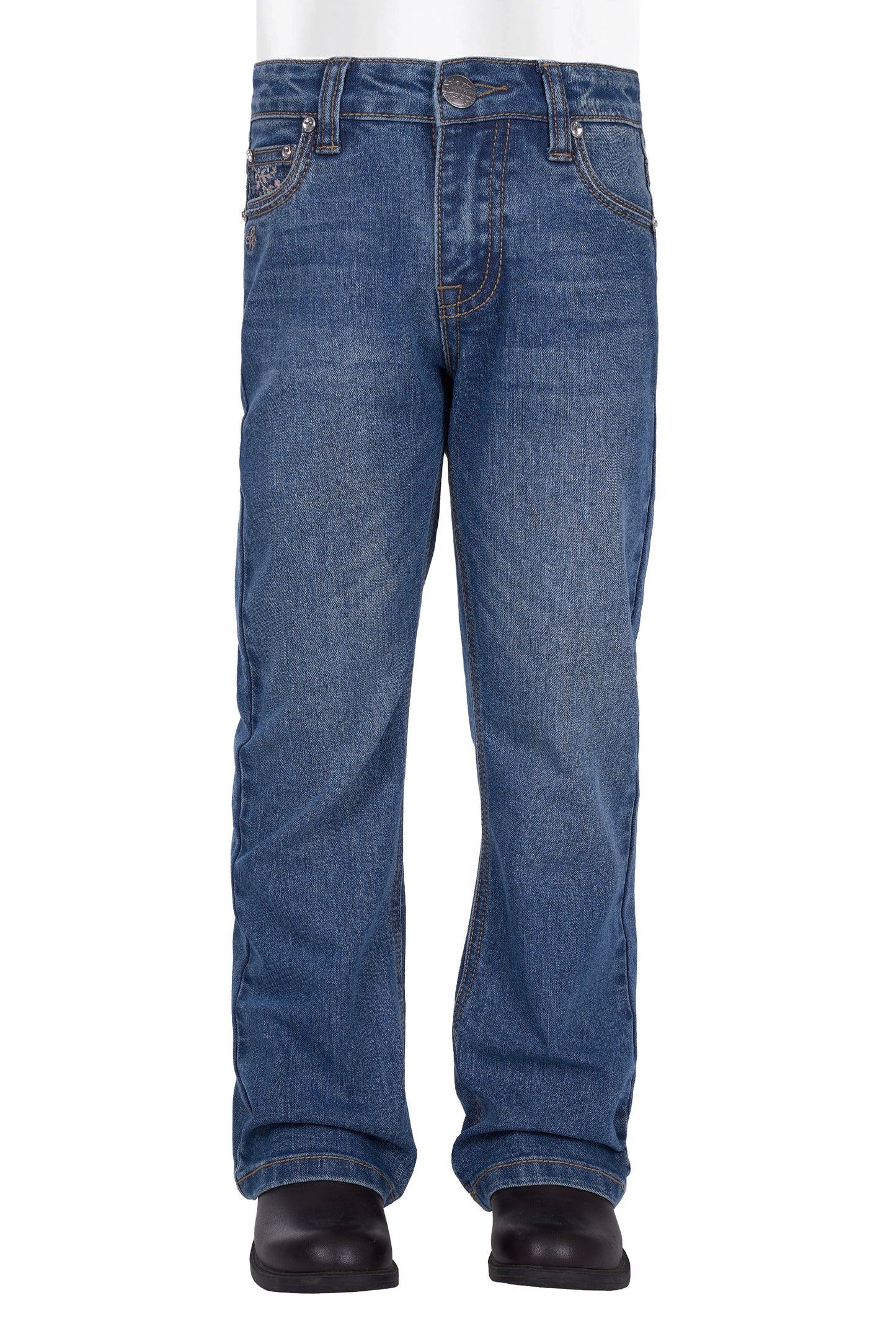 PCP5212242 Pure Western Girl's Ariana Boot Cut Jeans