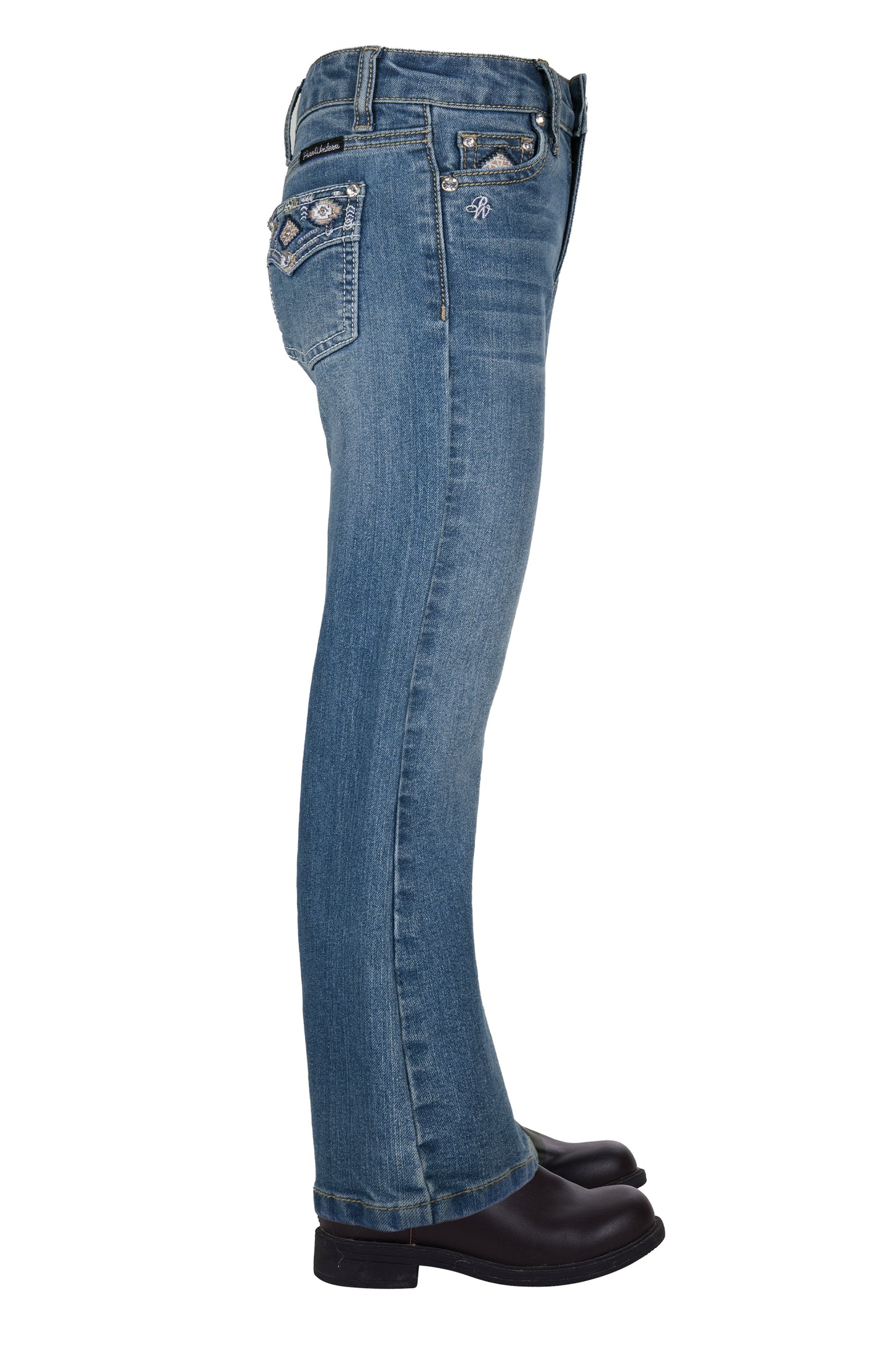 PCP5213848 Pure Western Girl's Gia Boot Cut Jeans