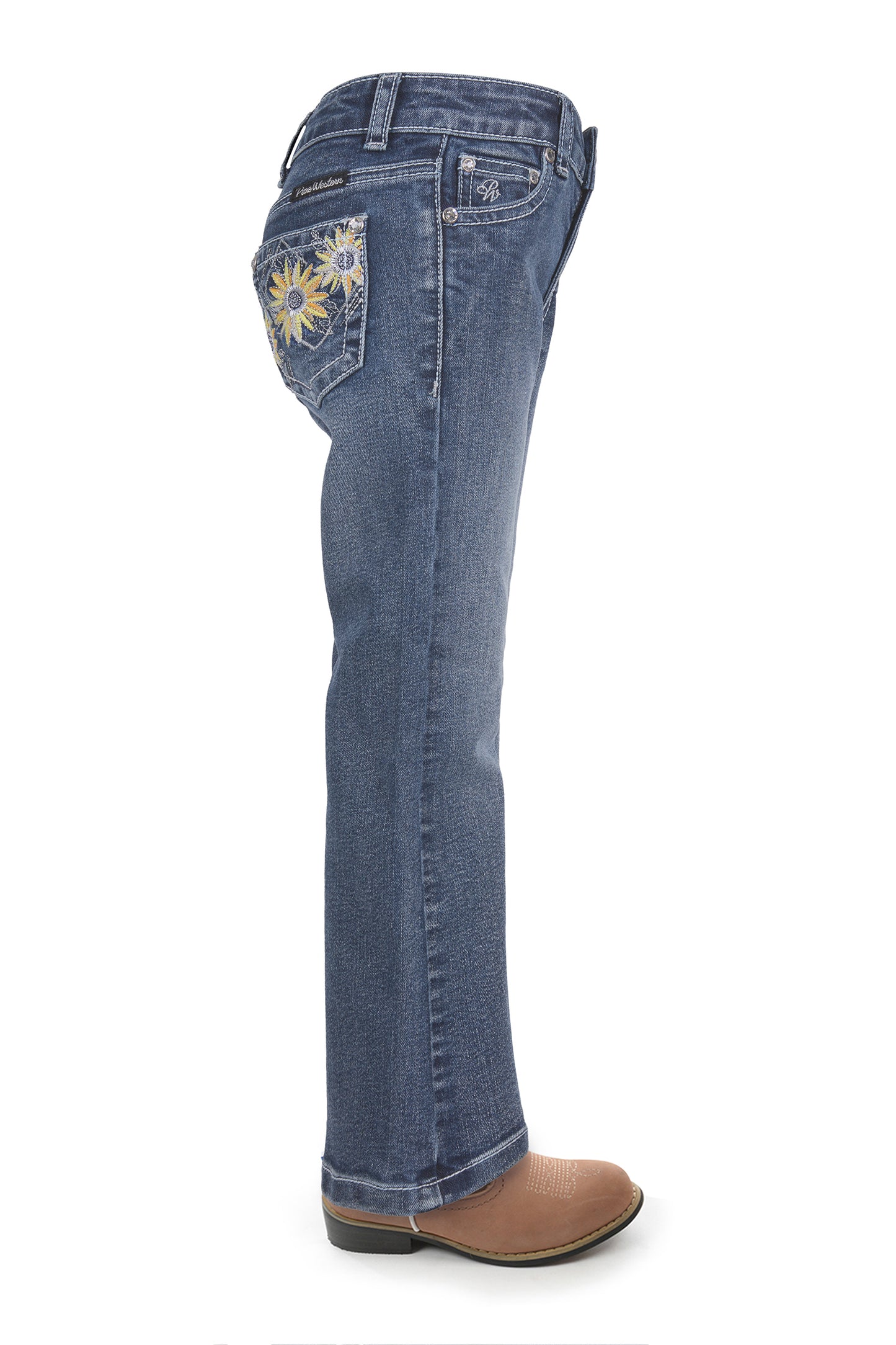 PCP5213935 Pure Western Girl's Amy Boot Cut Jean