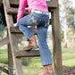 PCP5213935 Pure Western Girl's Amy Boot Cut Jean