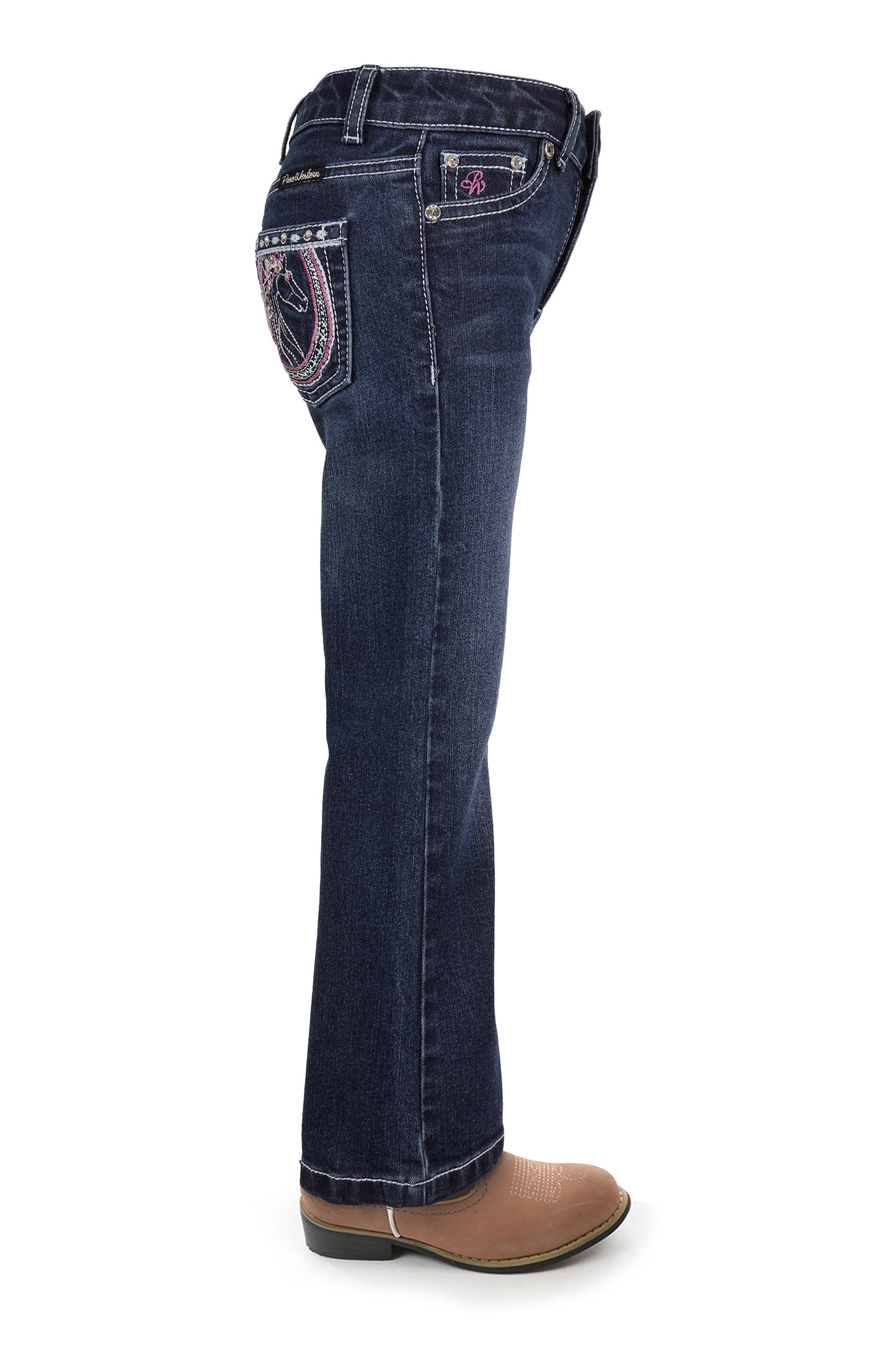 PCP5213944 Pure Western Girl's Tess Boot Cut Jean