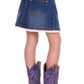 PCP5405343 Pure Western Girl's Bronte Skirt Evening Sky
