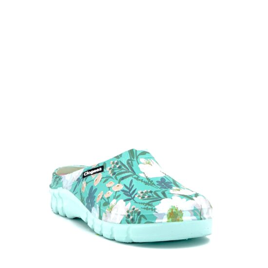 CL1GAR652 Clogee Women's Garden Clog Pastel Blue