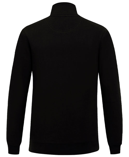 RMPC051.Black.0008 Pilbara Women's Zipper C/F Fleece Pullover Back