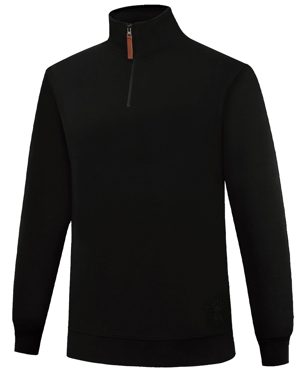 RMPC051.Black.0008 Pilbara Women's Zipper C/F Fleece Pullover Back