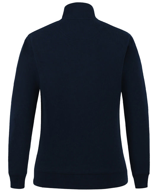 RMPC051.FrenNavy.0008 Pilbara Women's Zipper C/F Fleece Pullover French Navy