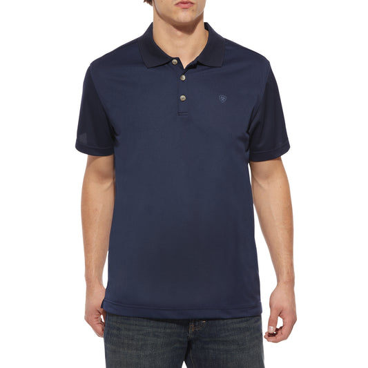 10009063 Ariat Men's TEK Polo Navy