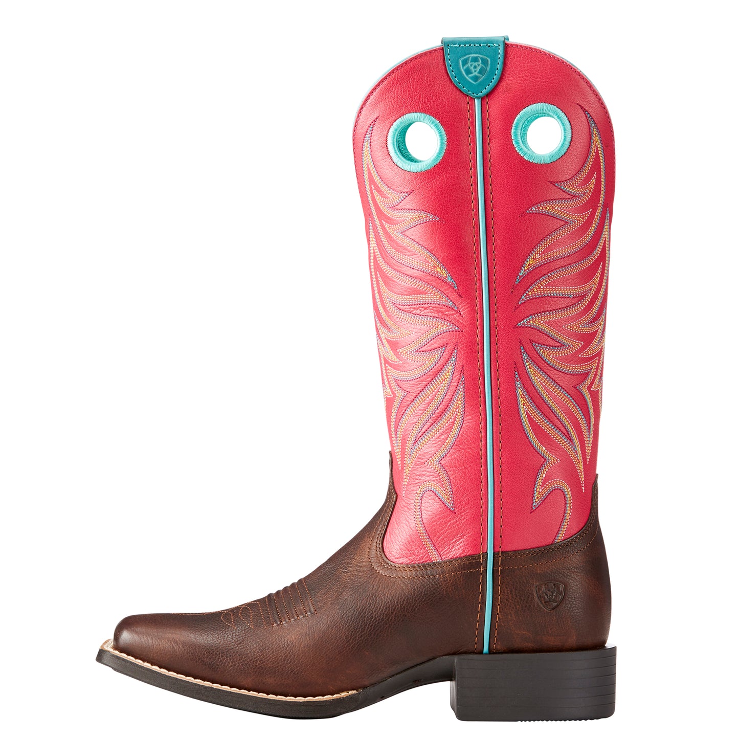 10023159 Ariat Women's Yukon Magenta Round Up Boots