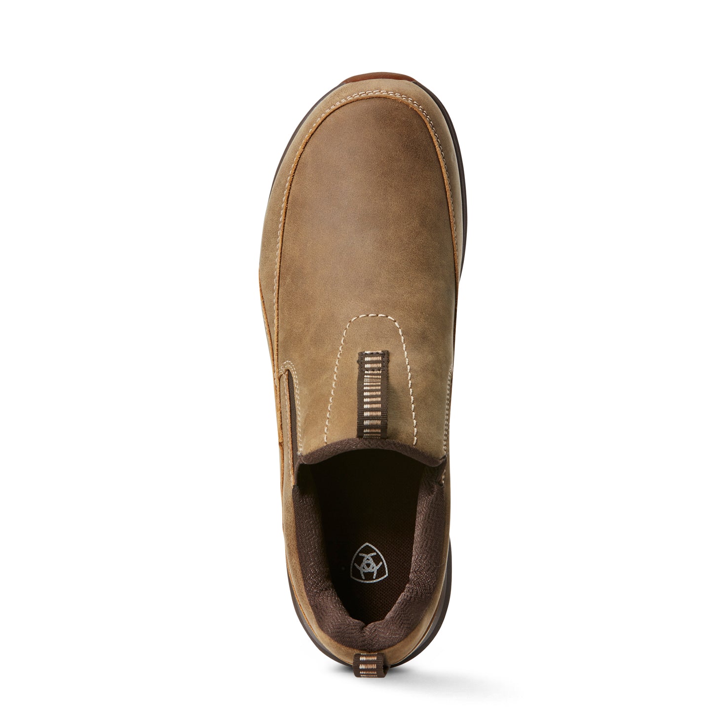 10027409 Ariat Men's Spitfire Slip On Bomber Brown