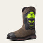 10035881 Ariat Men's Workhog XT Venttek Bold H20 Carbon Iron Coffee EE Width