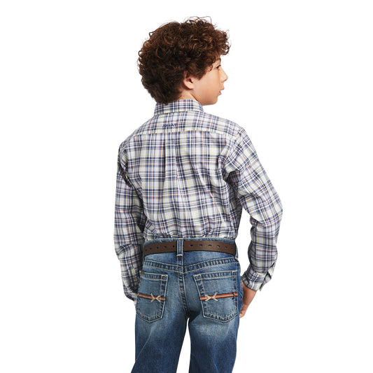 10040793 Ariat Boy's LS Shirt