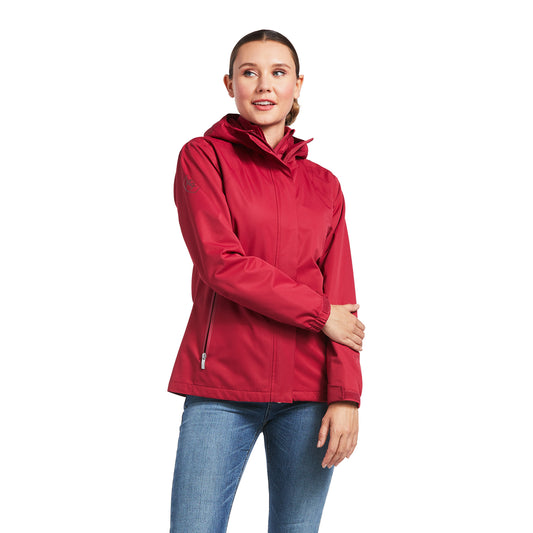 10039214 Ariat Women's Red Spectator Waterproof Jacket