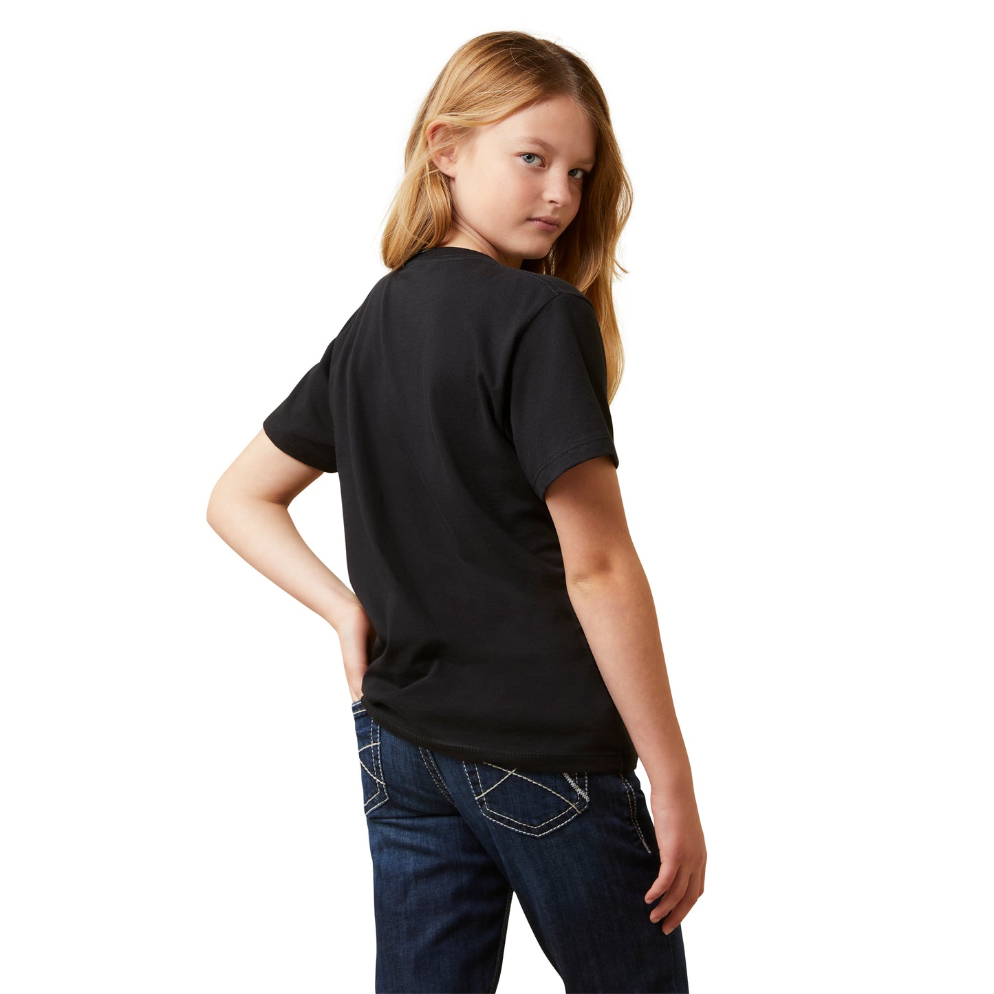 10044609 Ariat GLS Vintage Rodeo Black SS Tee