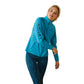 10043492Ariat Wms Agile Softshell Jacket Mosaic Blue