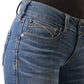 10043149 Ariat Women's Real Perfect Rise Boot Cut Jayla Tennessee Xtra long leg