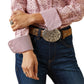 10043475 Ariat Wms Real Kibby Stretch LS Shirt Coral