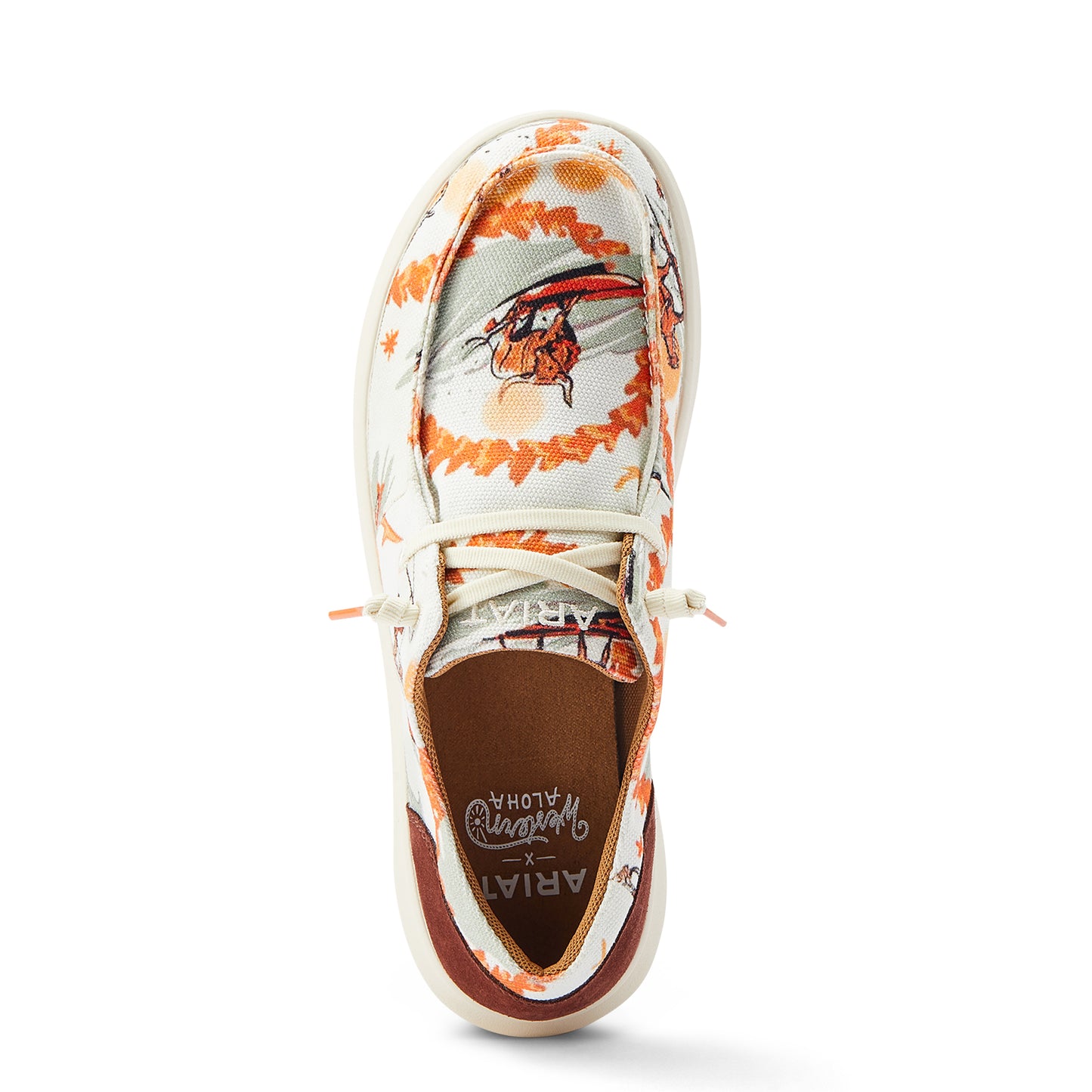 10044521 Ariat WMS Hilo Western Aloha Surfing Longhorn